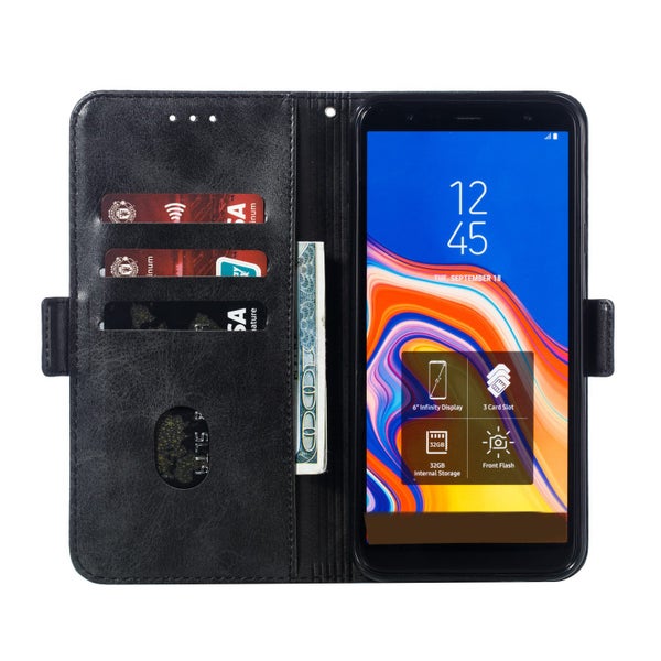 Iphone 7 / 8 (4.7") PU flip leather wallet case side magnet buckle (charcoal) Carousel 2