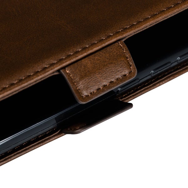 Iphone 14 plus wallet case card slot kickstand side magnet buckle dar brn Carousel 4