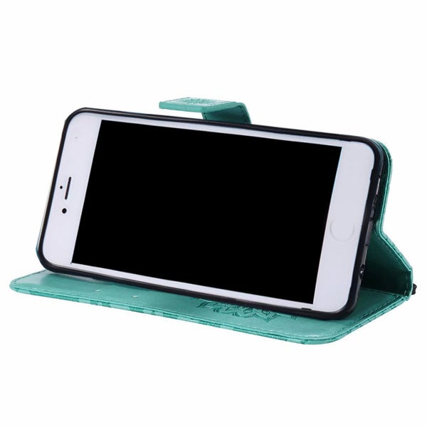 Samsung Galaxy a34 5g Pu Leather Wallet Case Embossed Sunflower Card Slot grn Carousel 4