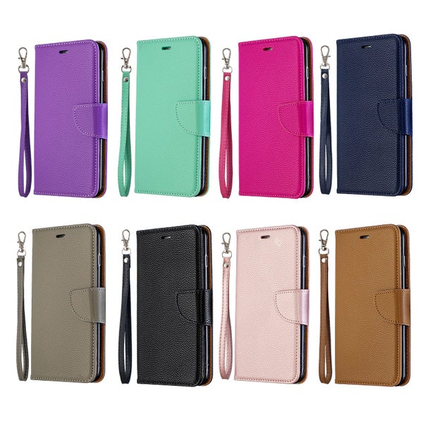 Galaxy A03s PU leather wallet case lichi grain finish green Carousel 5