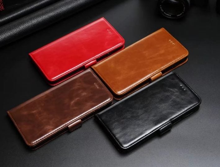 Galaxy a7 2017 A720 executive leather wallet case smooth cowhide finish D Brn Carousel 5