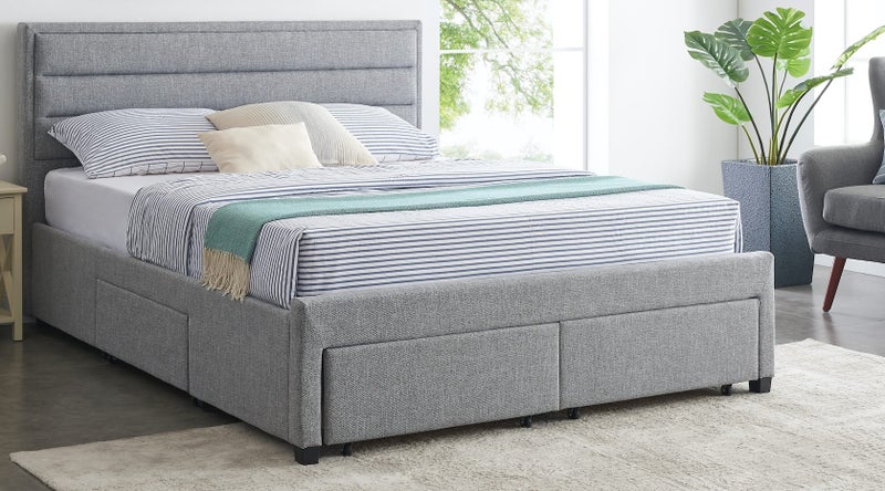 Queen Bed Frame~~~ With 4 Drawer Bed Carousel 2