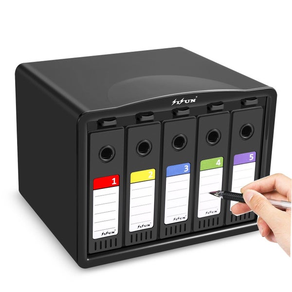 PHB35-5 3.5 inch Tool free Hard Drive storage Box Carousel 1