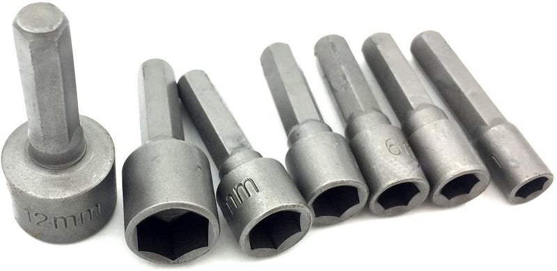 14 PCS Hex Power Nut Driver Drill/Socket Bits Adapter Set With Strong Sleeve Carousel 20