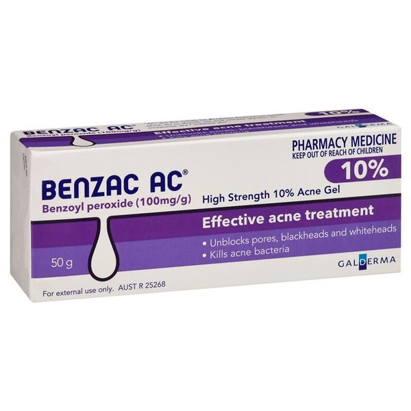 =VALUE= 1x Benzac AC Gel 10% 60g Carousel 1