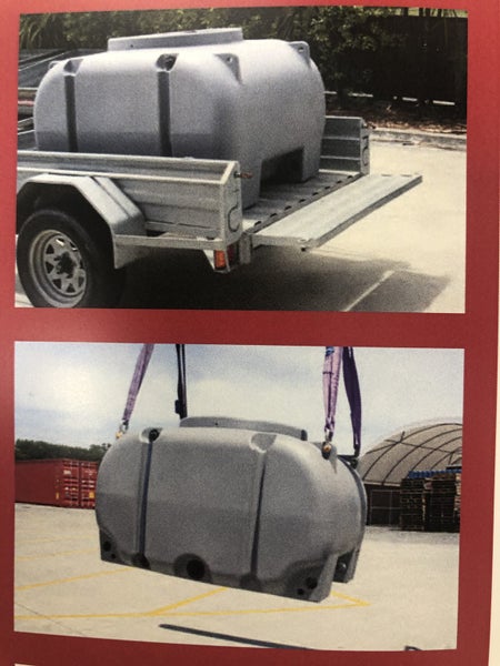 Water /Food Tank-1200l transfer or trailer tank-NZ MADE Grey Carousel 1