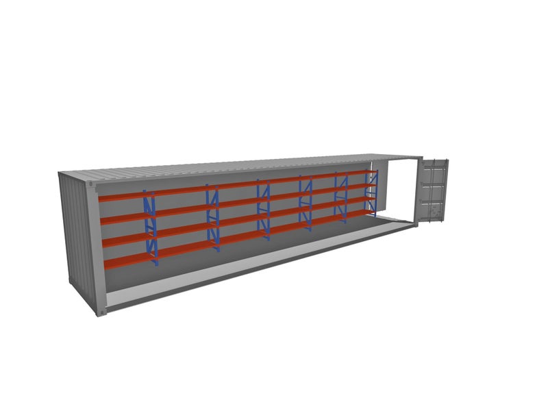 6000KG Six bay Shelving &Racking:11.62L x2H x0.6D62863847146497111
