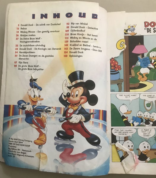 Walt Disney's Donald Duck Groot Winterboek Carousel 3