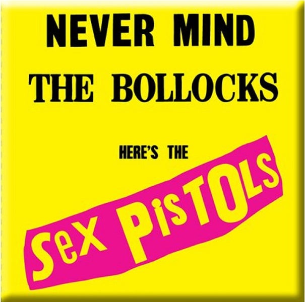 Sex Pistols Fridge Magnet Never Mind the Bolll*cks new Official 76mm x 76mm Carousel 1