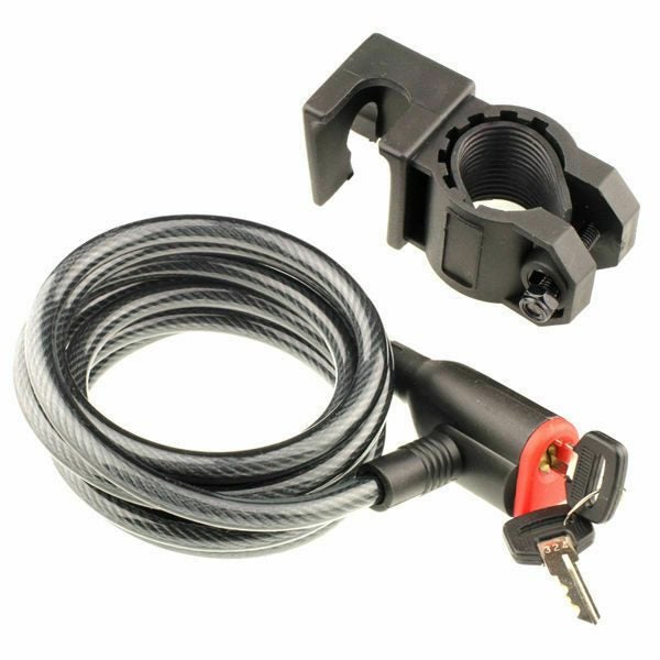 Bicycle Bike Cycling Cable Lock With Key 8x1800mm Carousel 2