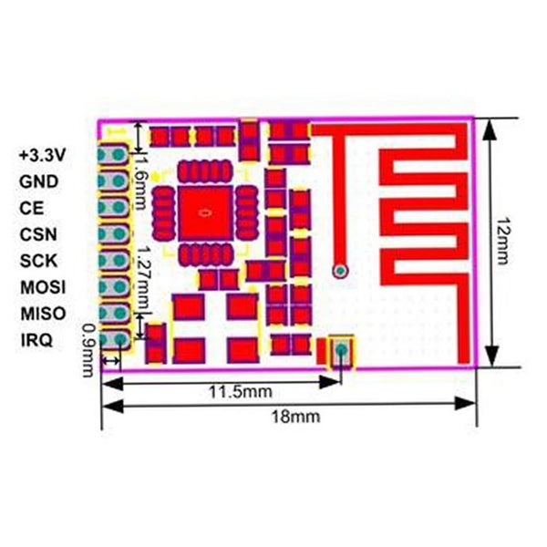 nRF24l01+ 2.4GHz Enhanced Version Carousel 3