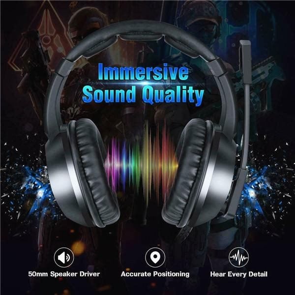 3.5mm Gaming Stereo Headset LED Headphone Earphone For Xbox one/PS4/PC/Nintendo Carousel 7