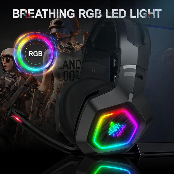 Gaming Headset Ear Headphones with Microphone RGB Stereo for PS4 Xbox One PC Carousel 2
