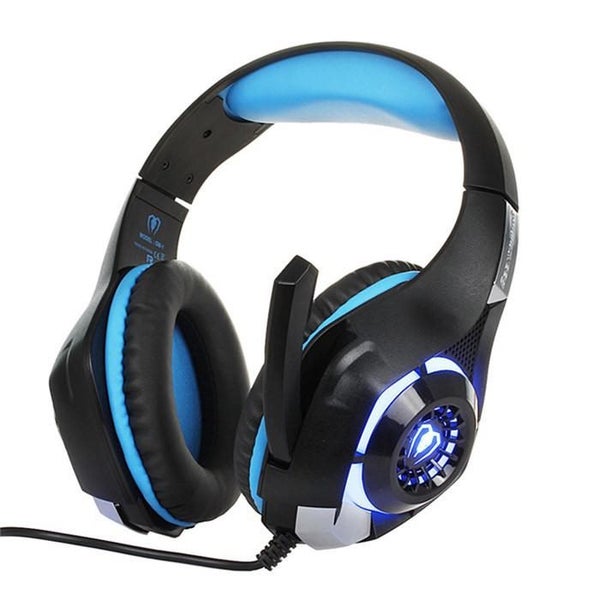 3.5mm Stereo Bass Gaming Headset Built-In Microphone Headphone For PC Laptop Carousel 1