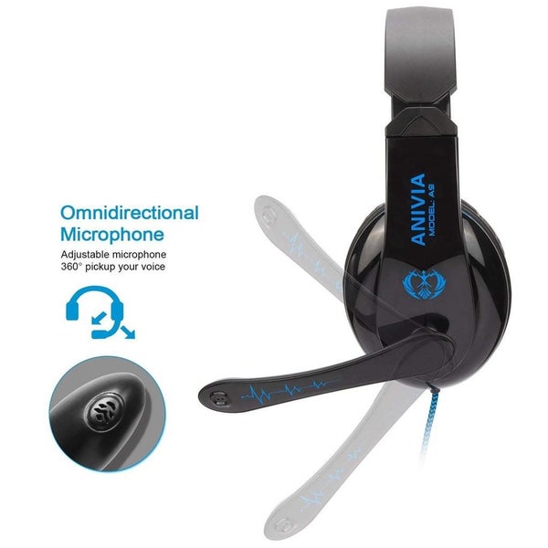 L5 Wired Ergonomic Design Gaming Headphones Microphone Earphone Headset For PS4 Carousel 6