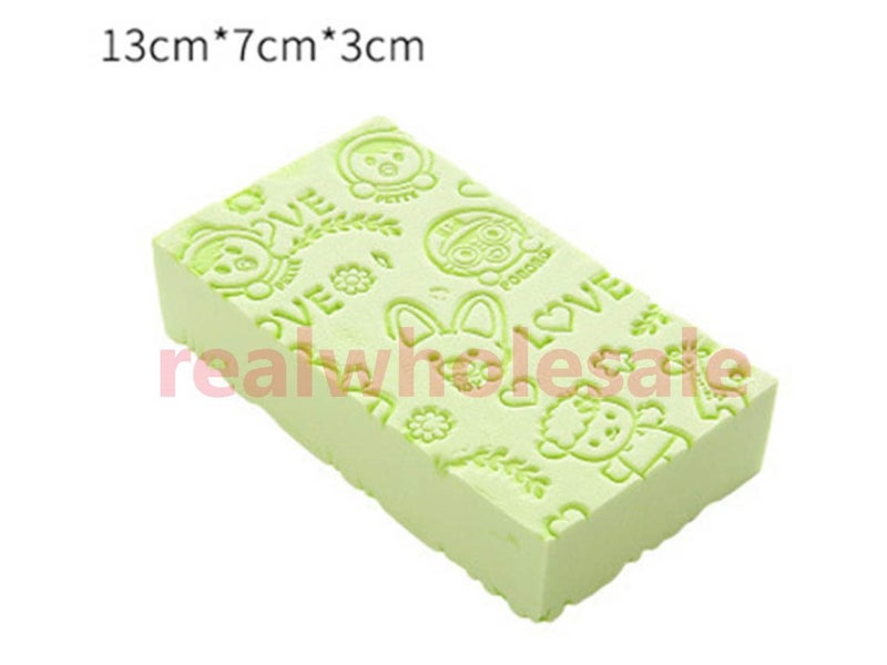 Baby Bath Sponge Body Cleaning Bath Brushes Sponge Cotton Rubbing Body Shower Carousel 2