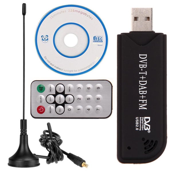 USB2.0 Digital DVB-T SDR+DAB+FM TV Tuner Receiver Stick RTL2832U+ FC0012 Carousel 1