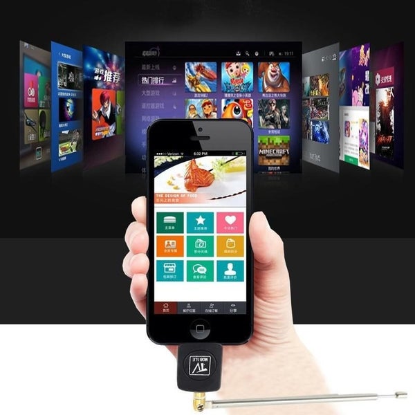 Universal Mini Micro USB DVB-T Digital Mobile TV Tuner Receiver MAC MON JCF Carousel 1