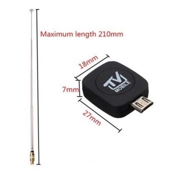 Universal Mini Micro USB DVB-T Digital Mobile TV Tuner Receiver MAC MON JCF Carousel 7