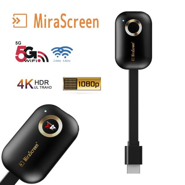 Mirascreen Car Home Wifi Display 5G 2.4G Mirror Screen 4K 1080P Wireless HDMI Carousel 1