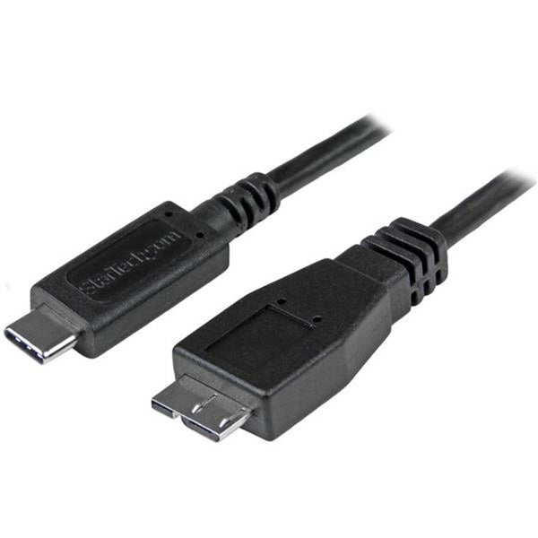 StarTech 1M USB 3.1 Type C USB-C To Micro-B Cable - Black Carousel 1