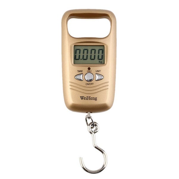 Pocket Portable Mini 50kg LCD Digital Hanging Luggage Weight Hook Scale Carousel 2