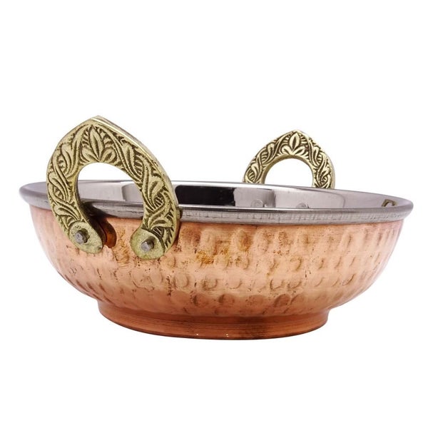Indian Kadhai Tableware Copper Kitchen Utensil Carousel 2