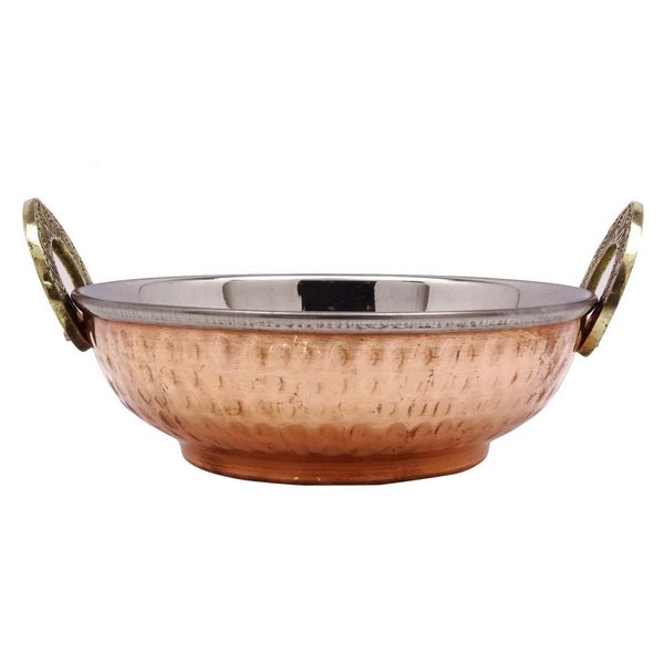 Indian Kadhai Tableware Copper Kitchen Utensil Carousel 3