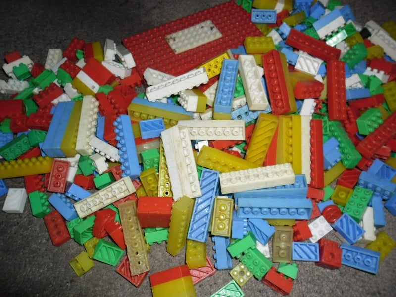 Plastic building blocks Carousel 4