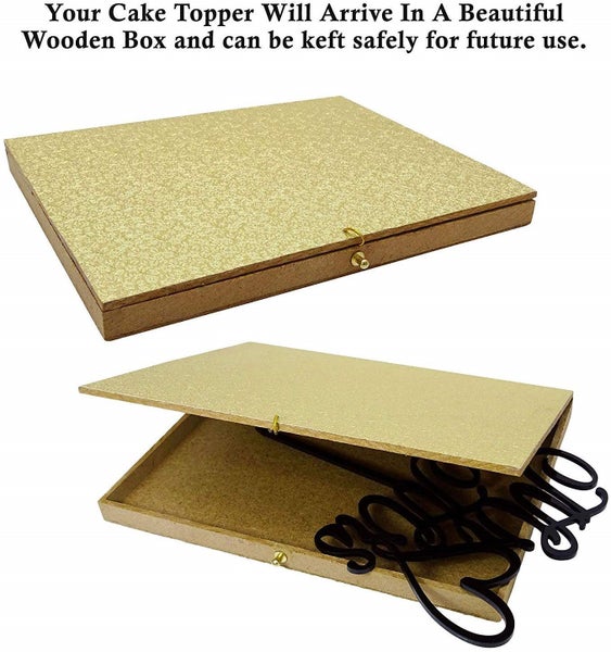 "Bird To Be" Custom Rustic Wedding Cake Topper Wooden With Heart Cake Topper Carousel 4