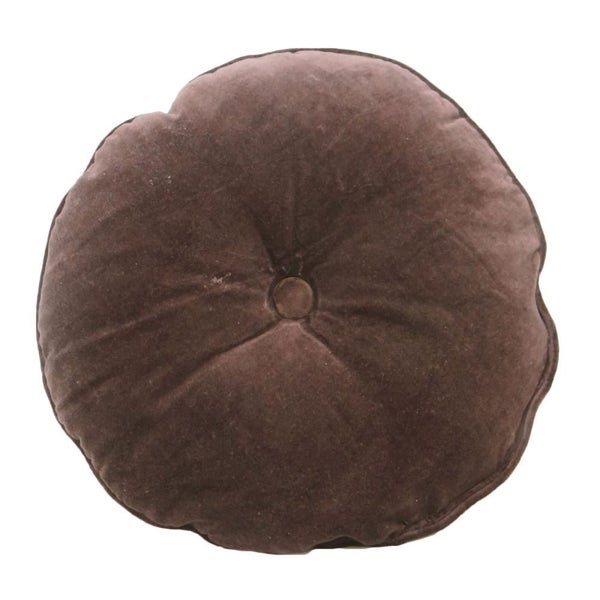 Home Decor Throw Pillow Brown Decorative Cushion Cover Velvet Case 15" Carousel 1