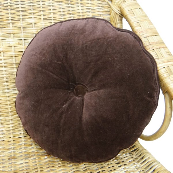 Home Decor Throw Pillow Brown Decorative Cushion Cover Velvet Case 15" Carousel 5