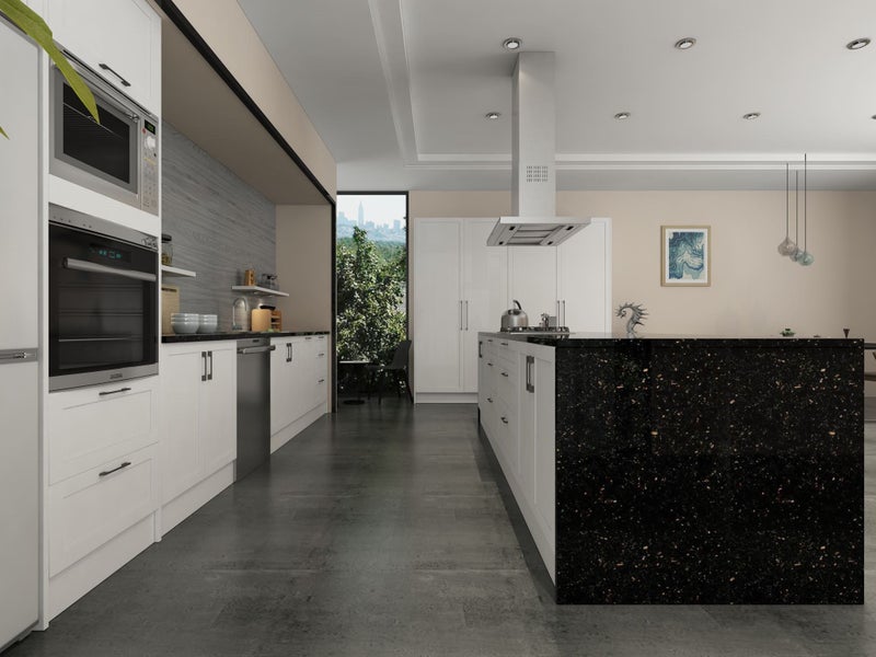 Complete Galley Kitchen Cabinets, Shaker style, Soft Close Doors KD62020 Carousel 2