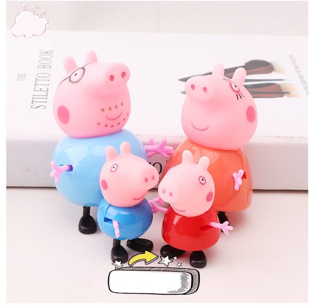 Cake Topper - Peppa Pig Family Figurines 4pcs Carousel 1