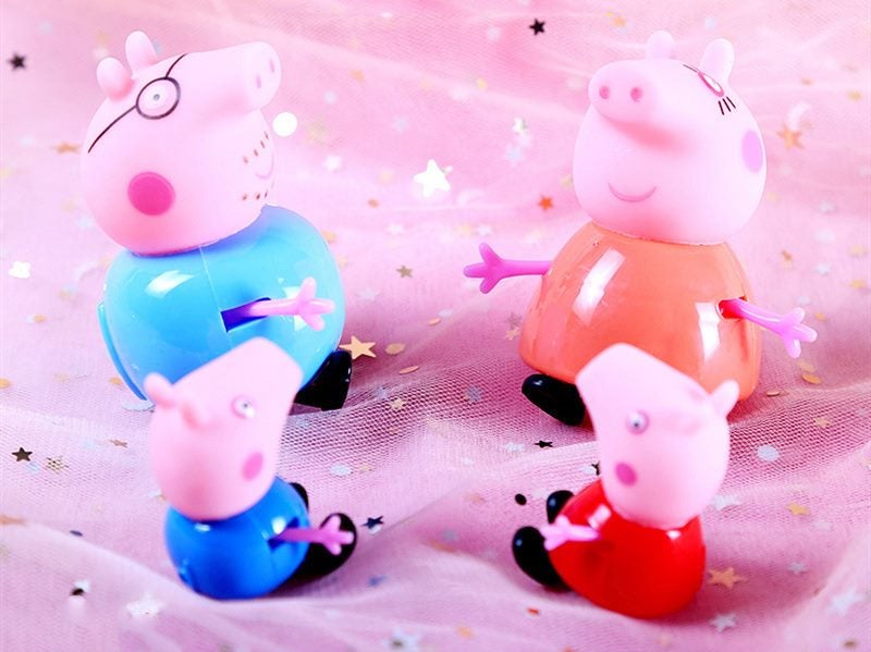 Cake Topper - Peppa Pig Family Figurines 4pcs Carousel 2