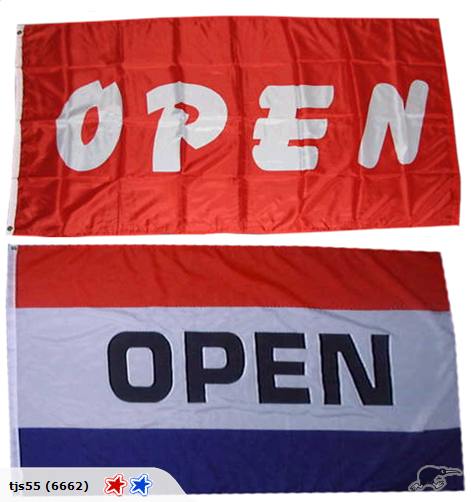 === OPEN FLAG === Great for your Store Carousel 1