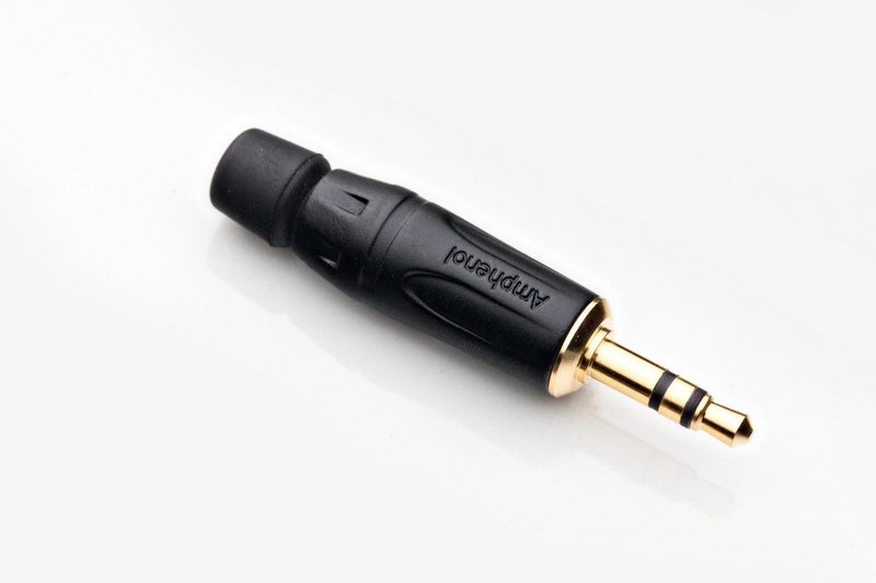 KS3PBAU :: Amphenol 3.5mm TRS Stereo Jack Connector Cord Plug GOLD Carousel 1
