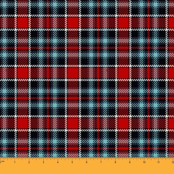 Soimoi Craft Sewing Check Printed Cotton Voile 58 Inches Wide Dressmaking 1 Yard Carousel 1