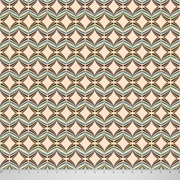 Soimoi Decorative Georgette Tribal Print 44 Inches Wide 65 GSM Material 1 Yard Carousel 1
