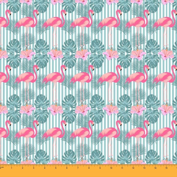 Soimoi Bird And Floral Printed Decorative Cotton Voile By 1 Yard 58 Inches Wide Carousel 1
