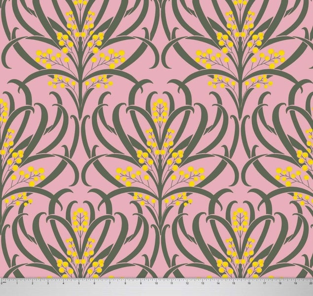 Soimoi Floral Printed 115 GSM Viscose Rayon 56" Wide Sewing By The 1 Yard Carousel 1