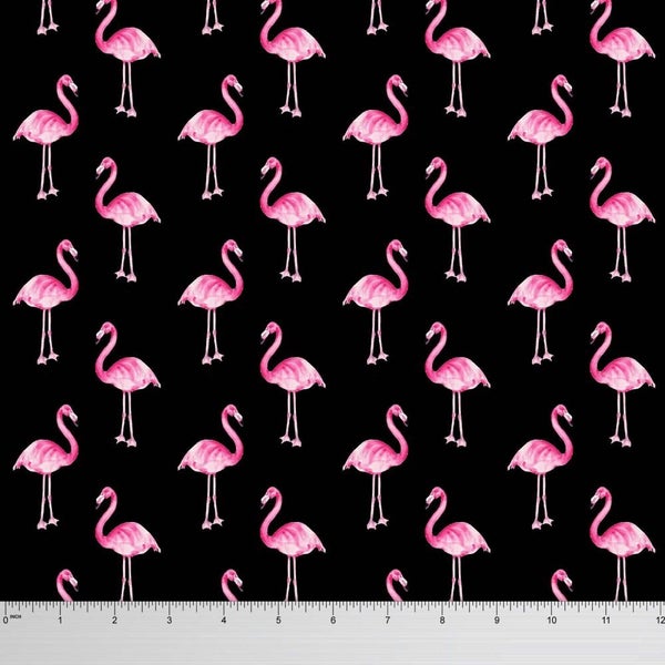 Soimoi Flamingo 58 Inches Wide Dressmaking Cotton Voile For Sewing By The Yard Carousel 1