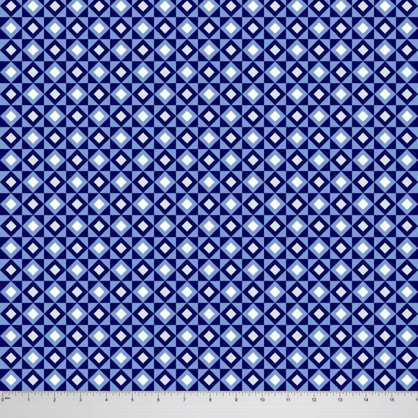 Soimoi Moss Georgette 44 Inches Wide Geometric Print 130 GSM Sewing Supply 1 Yd Carousel 1