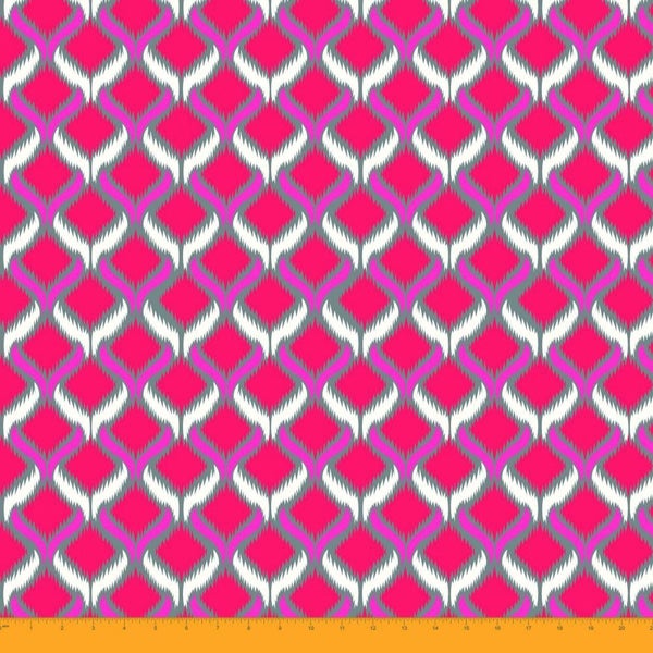 Soimoi Cotton Voile For Sewing Dressmaking Material Ikat Printed 58 Inches Wide Carousel 1