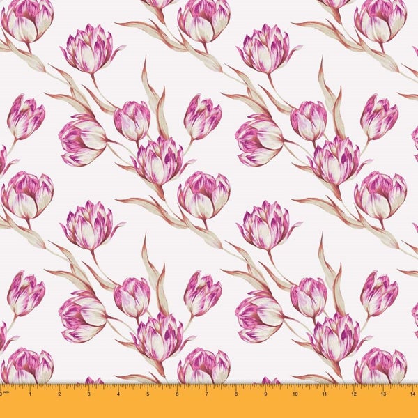 Soimoi Cotton Voile Floral Printed 58 Inches Wide Dressmaking Material Supply Carousel 1