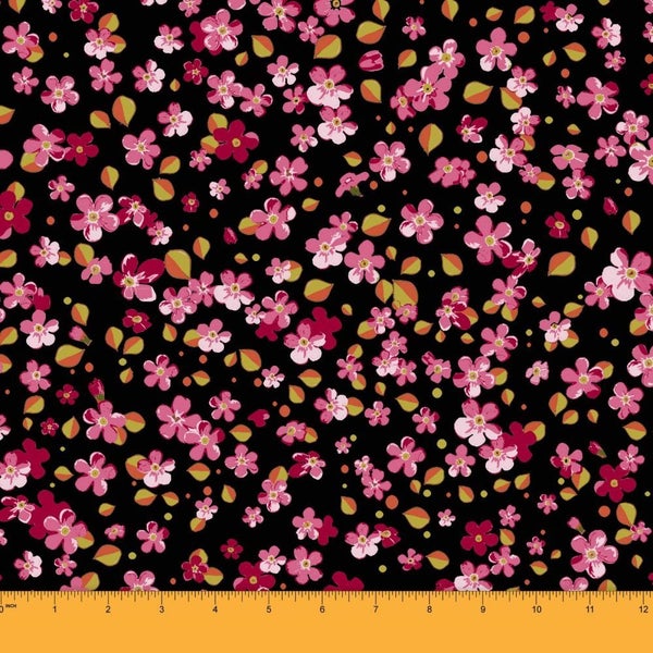 Soimoi 130 GSM Floral Printed 44" Wide Moss Georgette Sewing Supply By The Yard Carousel 1