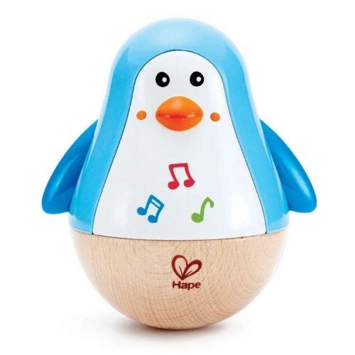 Hape - Penguin Musical Wobbler Toy Carousel 1