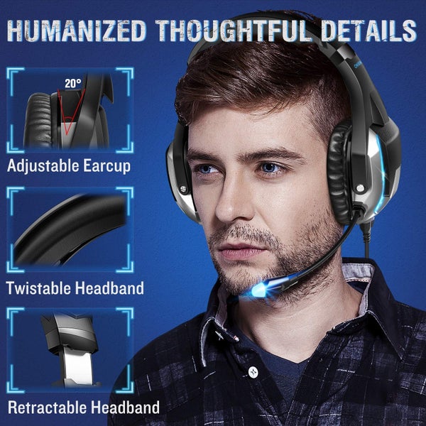 PS4 Xbox One Gaming Headset Headphone Xbox one Earphone with Surround Sound Carousel 6