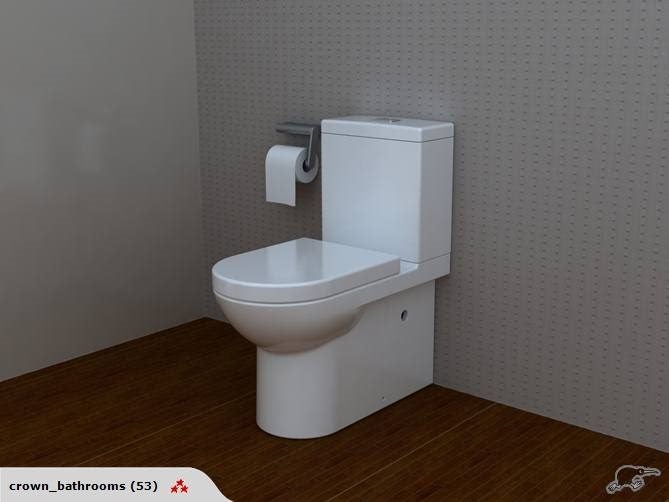 High Quality Ceramic Back to Wall Rimless Toilet Carousel 2