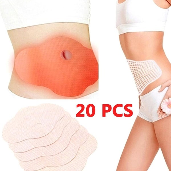 20PCS Navel Fat Pads Natural Cream Lose Burning Navel Weight Sticker Slimming Carousel 1